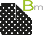 Black Microperforated Drop